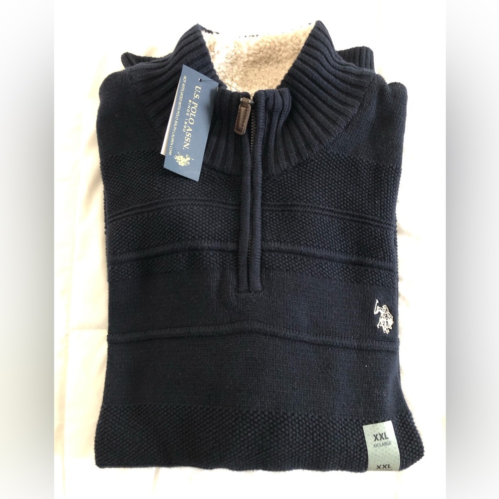 U.S. Polo Assn. Men's Navy Sweater